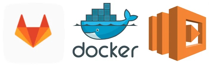 Image showing Gitlab Docker and Lambda icons